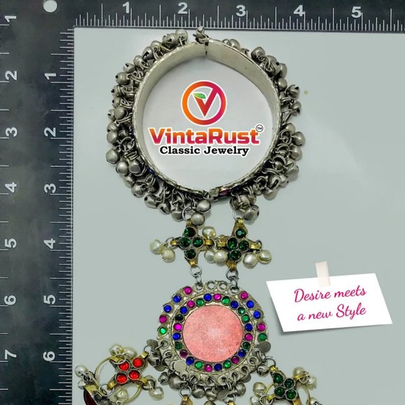 Single Slave Bracelet, Handmade Bracelet With Rings, Link and Chain Bracelet - Picture 7 of 7